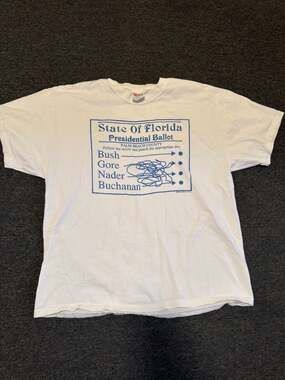 Vintage 2000 Florida Presidential Ballot Palm Beach County Butterfly Ballot Sati